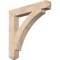 Ekena Millwork Thorton Craftsman Smooth Bracket, Douglas Fir, 5 1/2"W x 38"D x 38"H BKT06X38X38THR04SDF - alternate 1